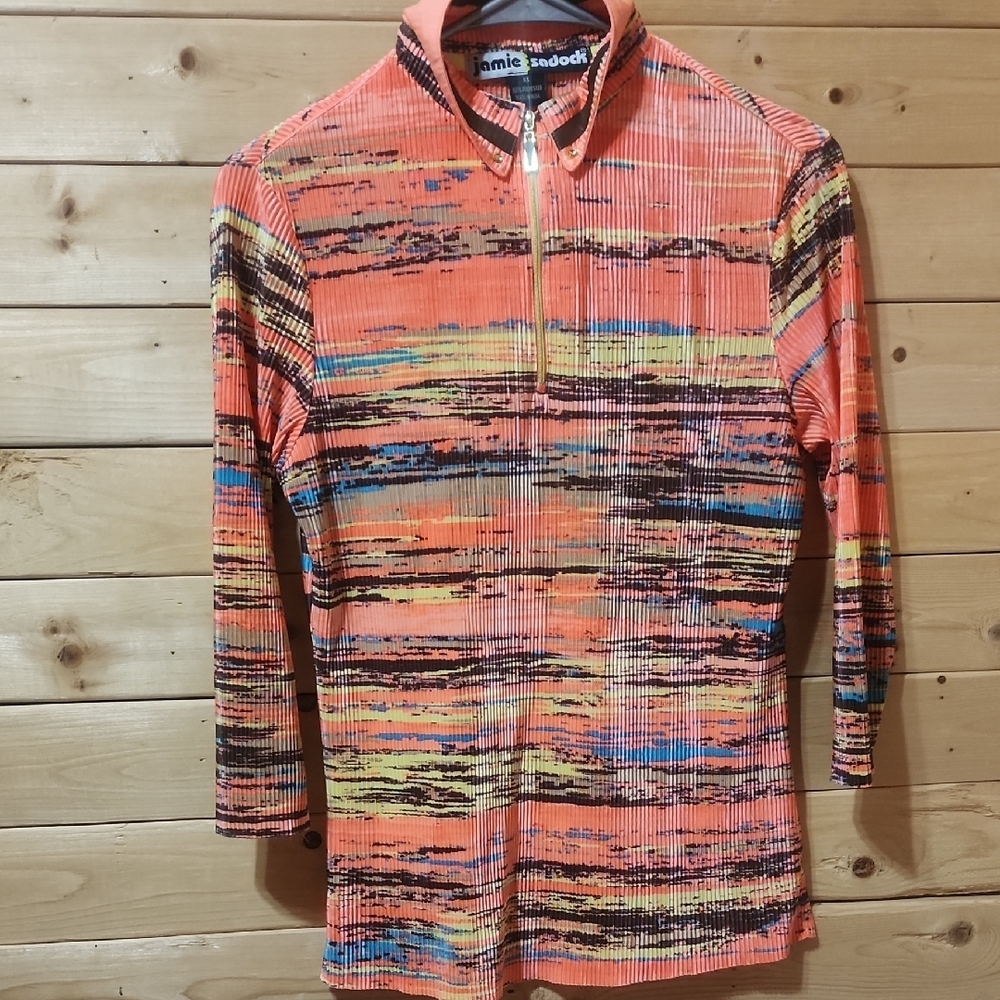 Jamie Sadock 1/4 Zip Shirt Size Xs